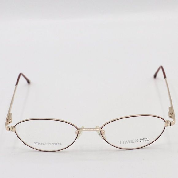 Mens Red Oval Glasses Timex - Picture 1 of 2